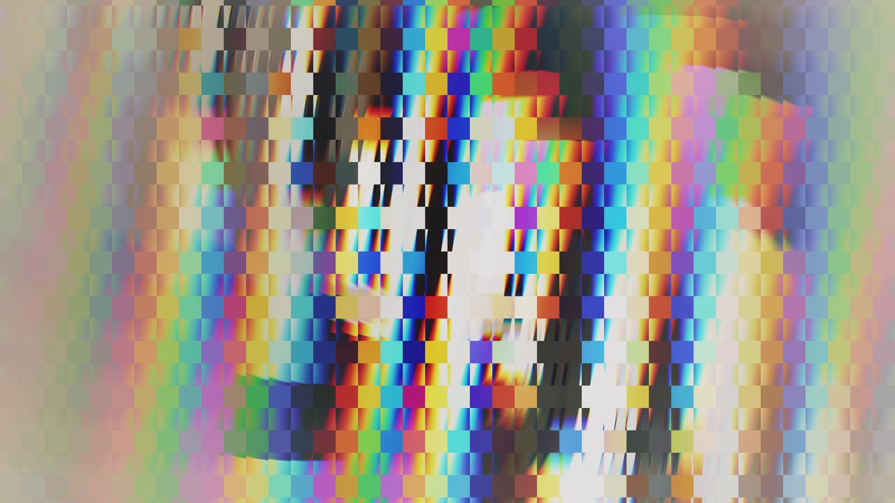 kaleidoscopio en movimiento. gráficos en movimiento de 4k