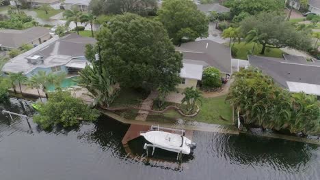 4k drone video of flooding caused by storm surge of hurricane idalia in st