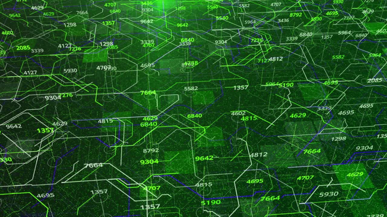 Abstract Digital Circuit Board Design
