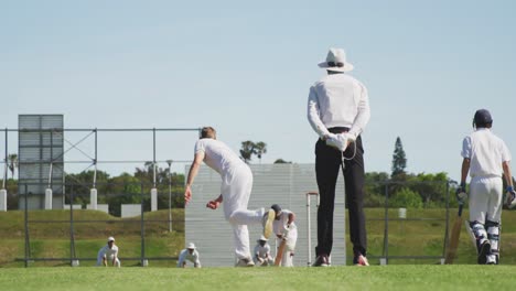 cricket players winning the match