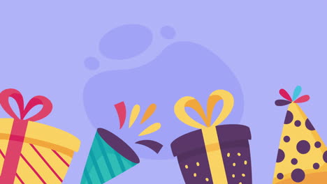 ilustración de la fiesta de cumpleaños