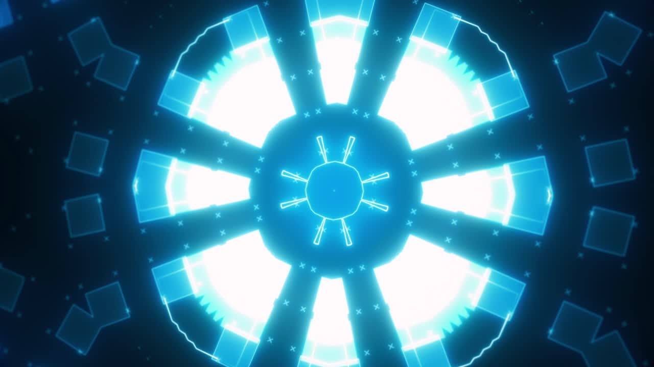 추상적인 반이는 칼레도스코프 패턴