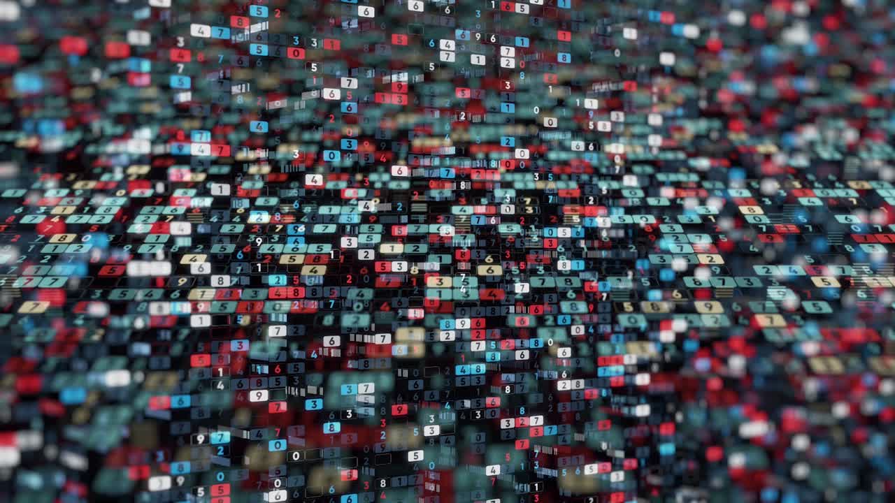 fondo de datos digitales abstractos