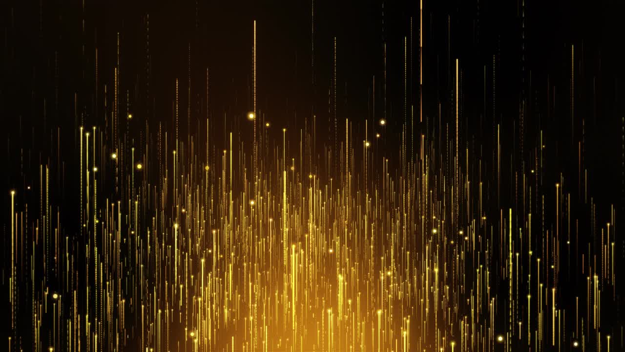 4K 골든 파티클 보케 먼지가 흩날리며 럭셔리한 파티클 스트라이프 시네마틱 배경 오스카