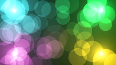 4k bokeh colorido con hermosa luz para texto y logotipo. fondo gráfico de movimiento y animación.