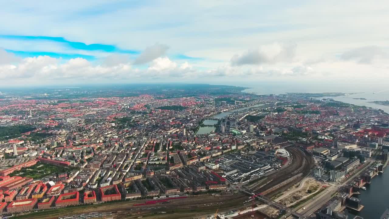 코펜하겐 의 도시 에 대한 공중 사진