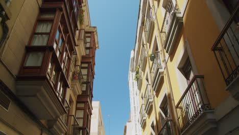 walking in the city of gijon, asturias, spain