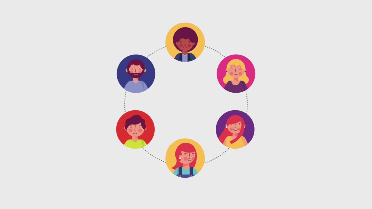 comunidad de personajes