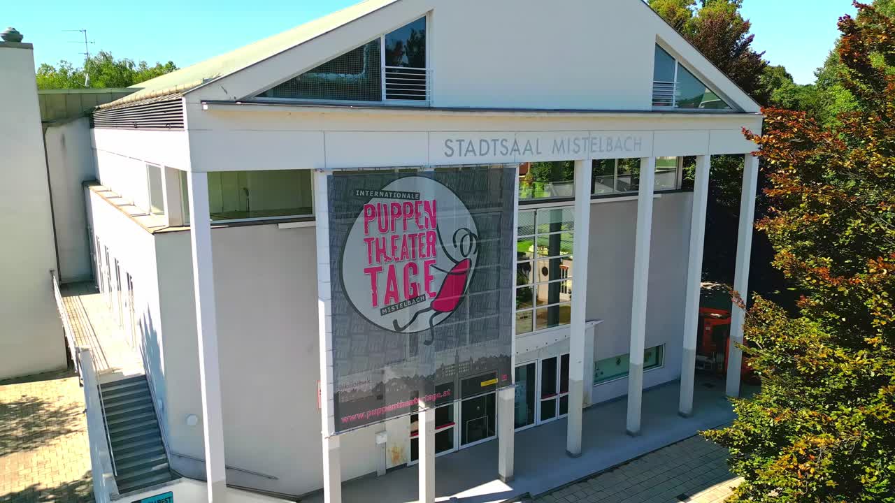 Function Hall in Mistelbach, Nieder&ouml;sterreich, Austria - Pullback
