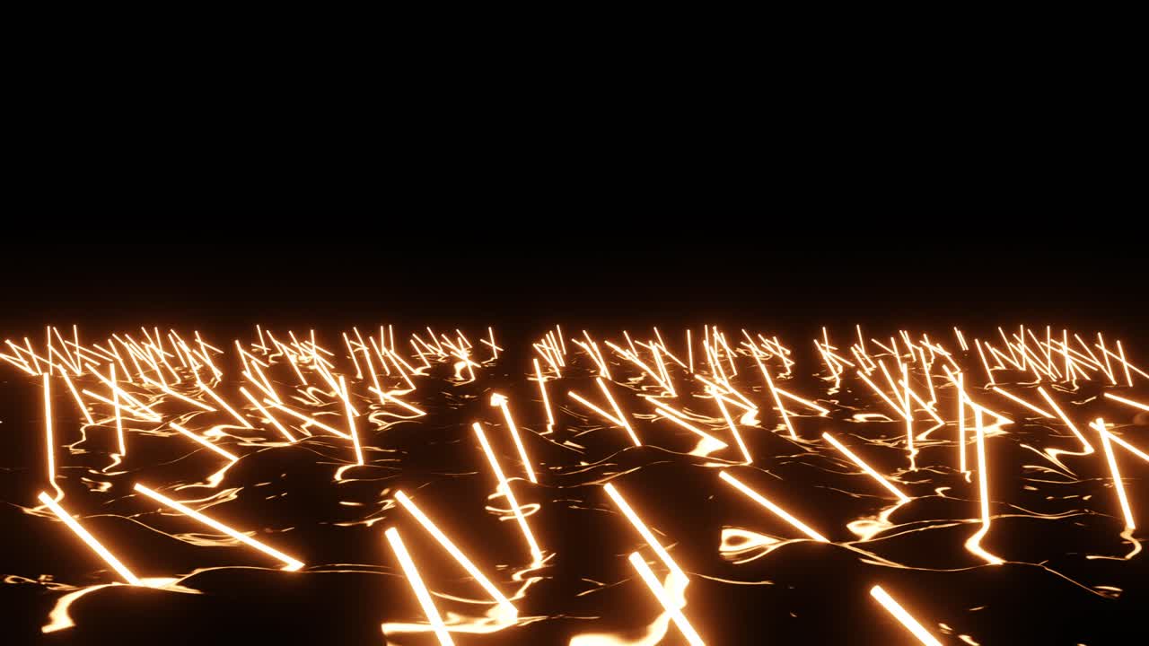 검은 바탕에 반이는 선