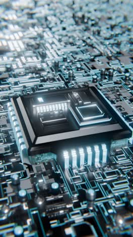 advanced processor on a circuit board