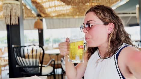 my piraeus adventure: vlogger at marina restaurant