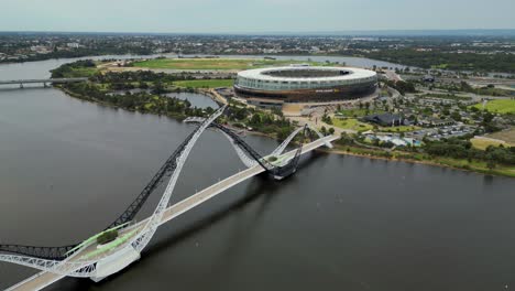 Estadio-Optus-En-Un-Lugar-De-Clase-Mundial-En-Perth,-Australia-Occidental