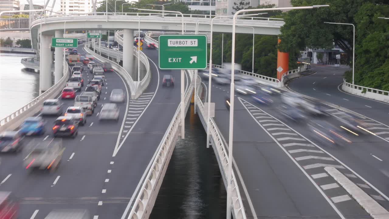 호주 고속도로의 교통 정체