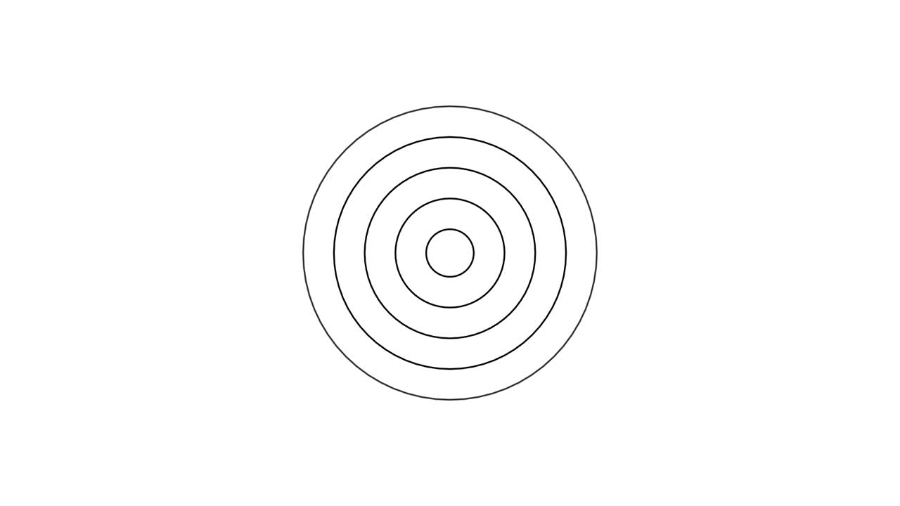 ondas de radio, terremoto. escala de magnitud de terremoto más rico. fondo blanco. video en 4k