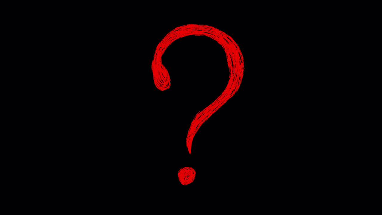 Red Question Mark Transforming into Exclamation Mark