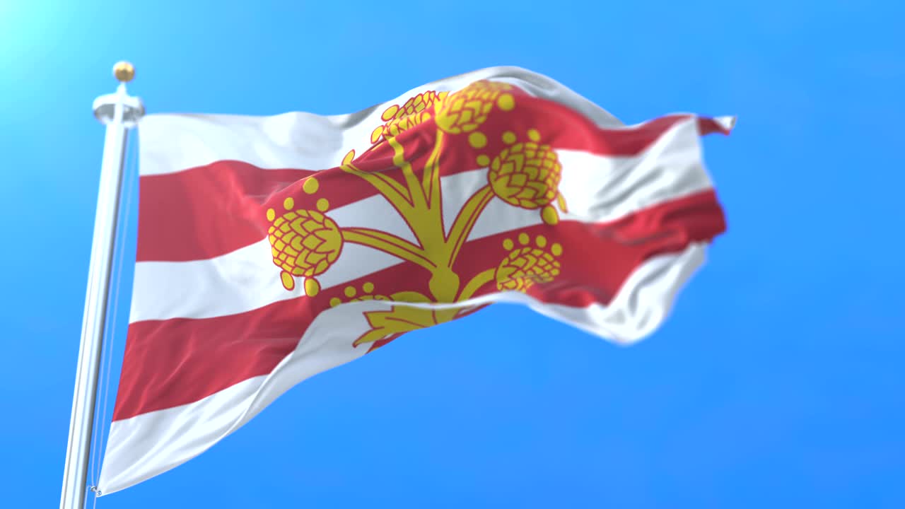 флаг английского округа вестморленд на северо-западе англии.