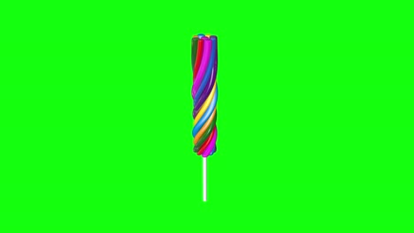 8 animaciones en pantalla verde de dulces de hielo en 3d