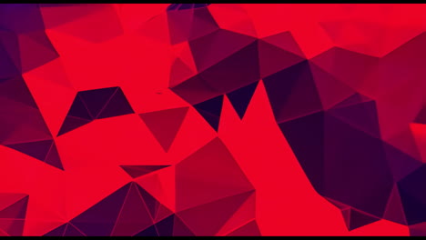 abstract red geometric polygons background