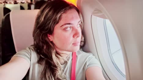 solitude and reflection on an international flight