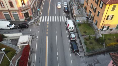 footage of a road at sunset time in 4k