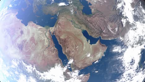 earth middle east daytime