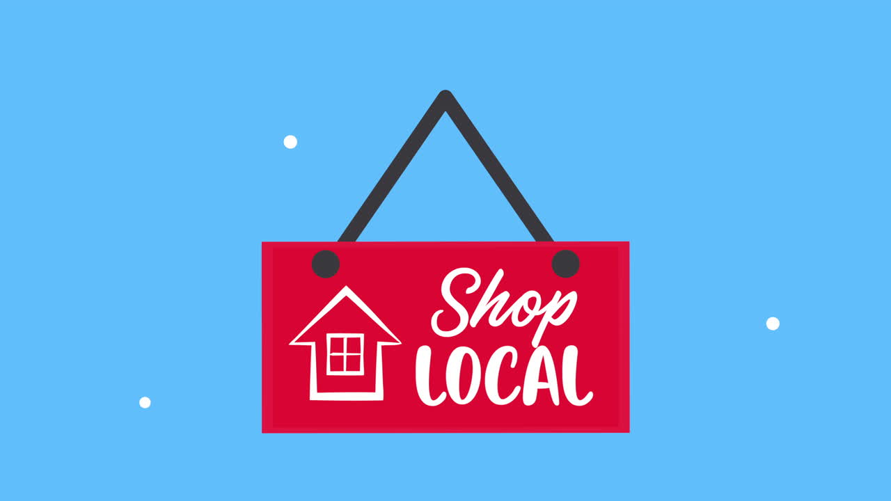 en la tienda local, las letras se colgan en las etiquetas.