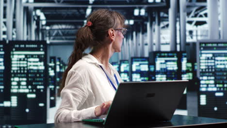 establecimiento de alta tecnología con servidores ai