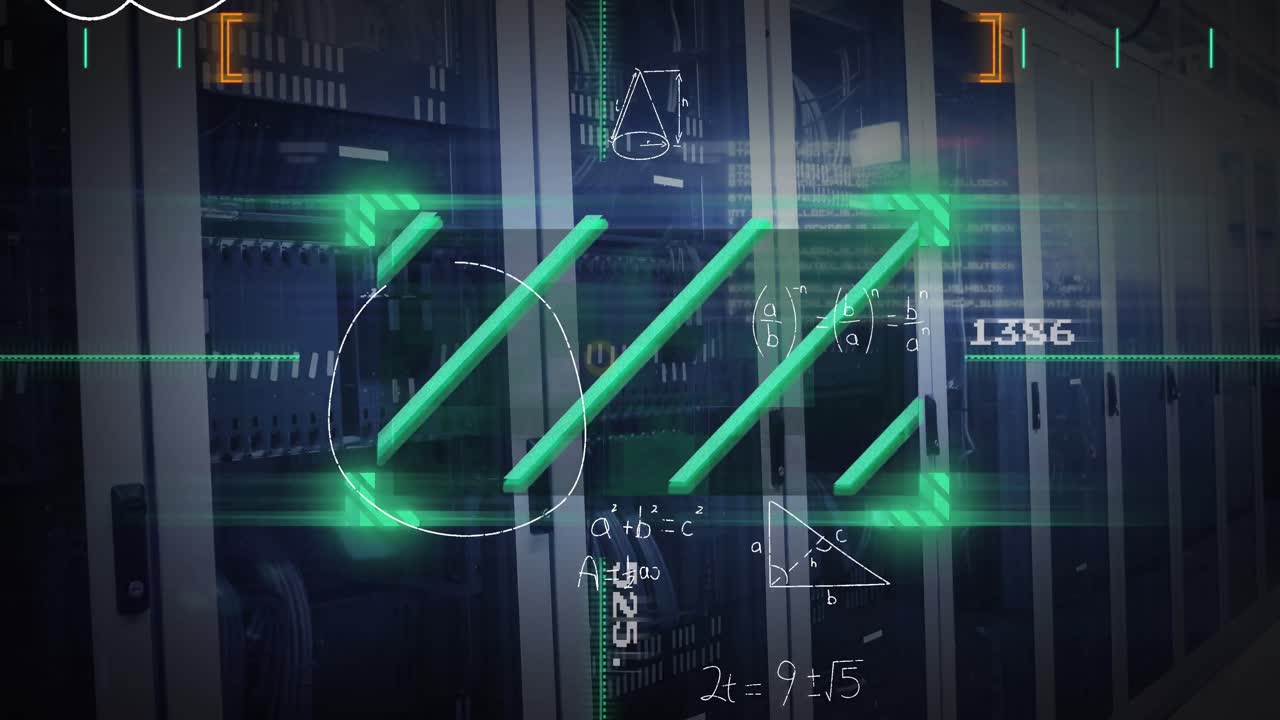 анимация статистики и обработка финансовых данных над городским пейзажем