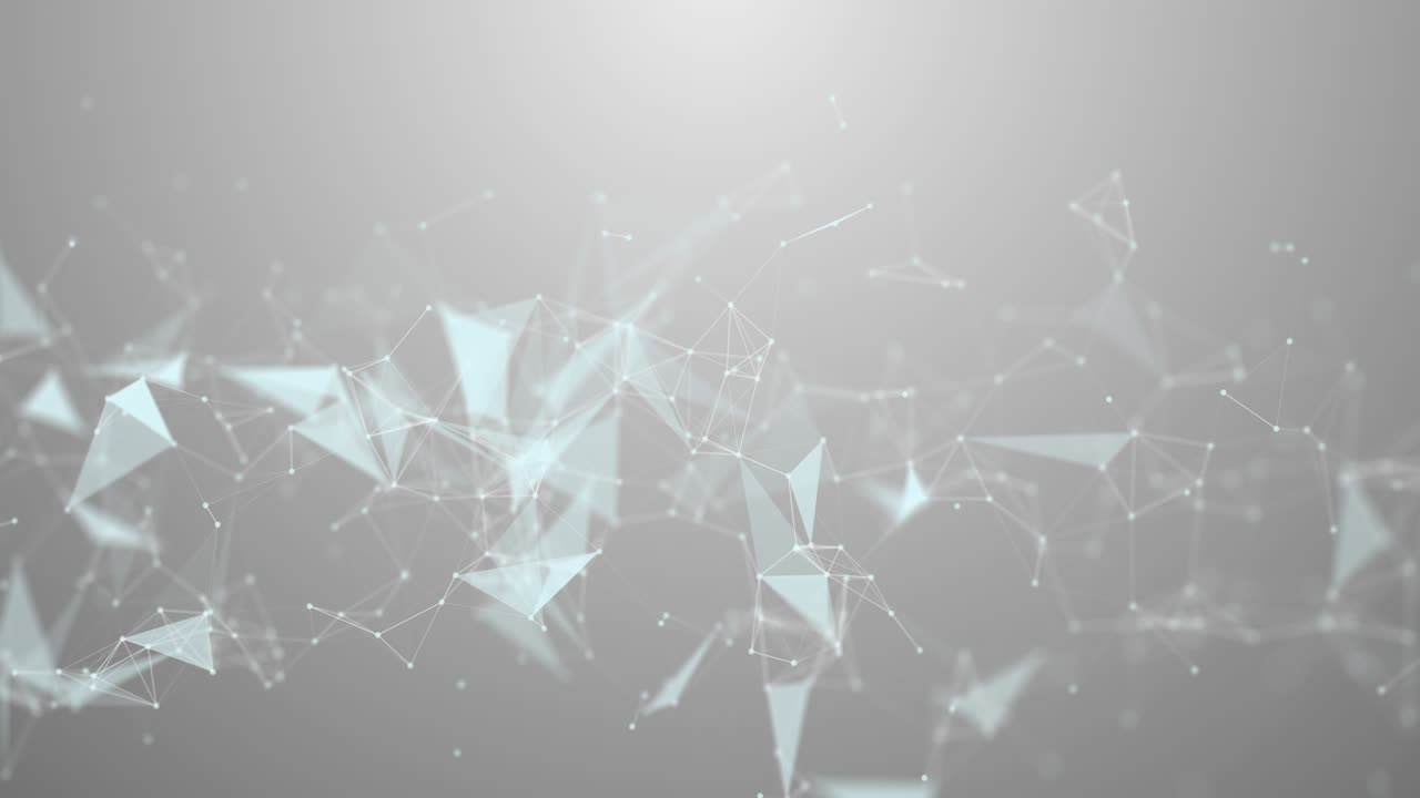 Abstract shapes plexus animation background