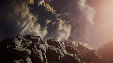 beautiful-view-above-cloudscape-and-mountains