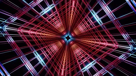 viajes de sala de ciencia ficción en bucle de fondo en movimiento