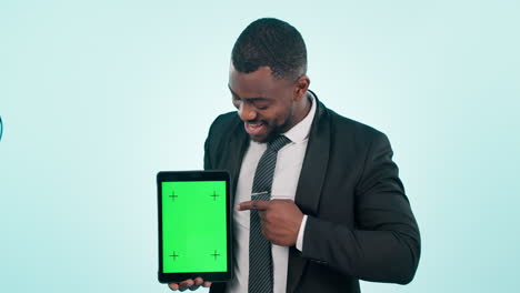 Business-man,-green-screen