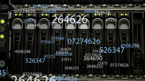 animation of scientific data processing over server room