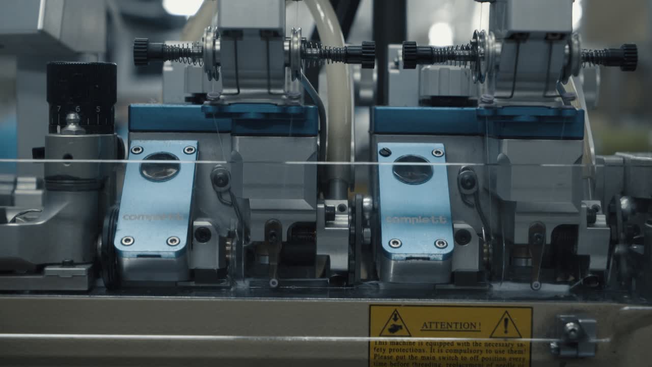 Machine sewing production