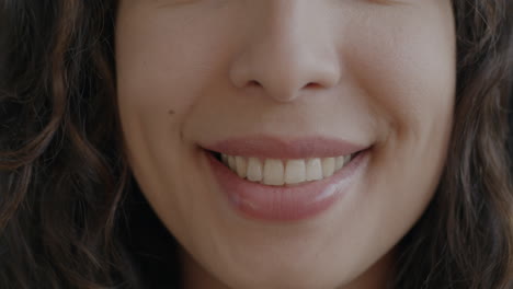 smiling woman close-up