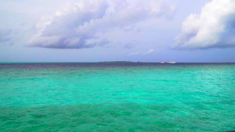 beautiful tropical maldives island in the ocean background.