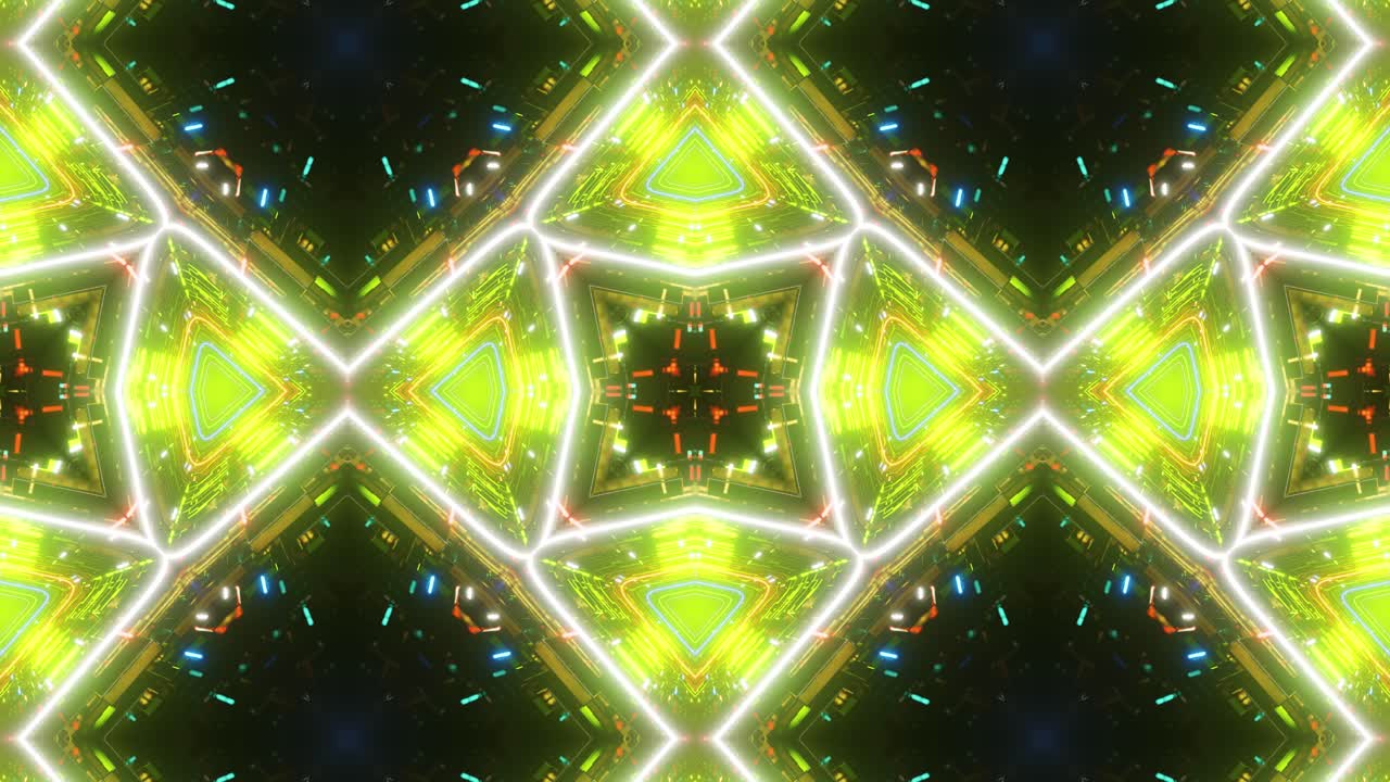 fondo de vídeo de caleidoscopio para vídeo en bucle vertical vj