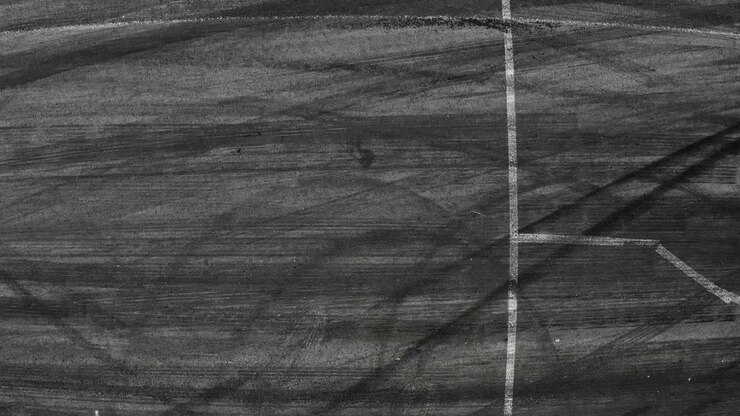 Straight down shot with sideways movement