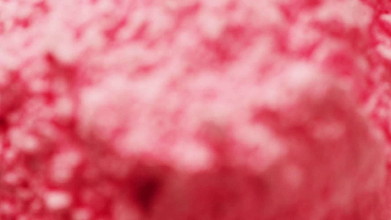 video de primer plano de polvo rosa con espacio para copiar