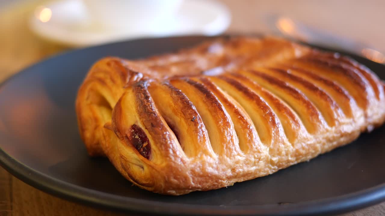 Delicious Cherry Puff Pastry