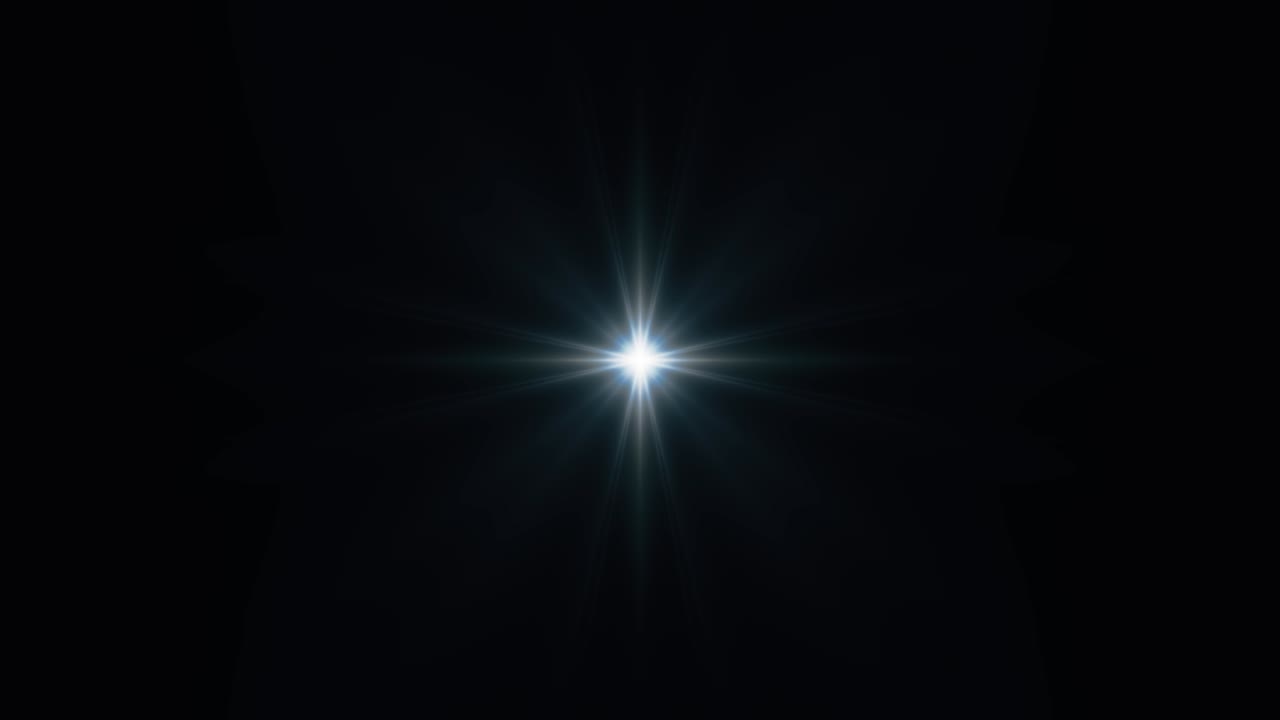 caleidoscopio con líneas luminosas. fondo abstracto de 4k