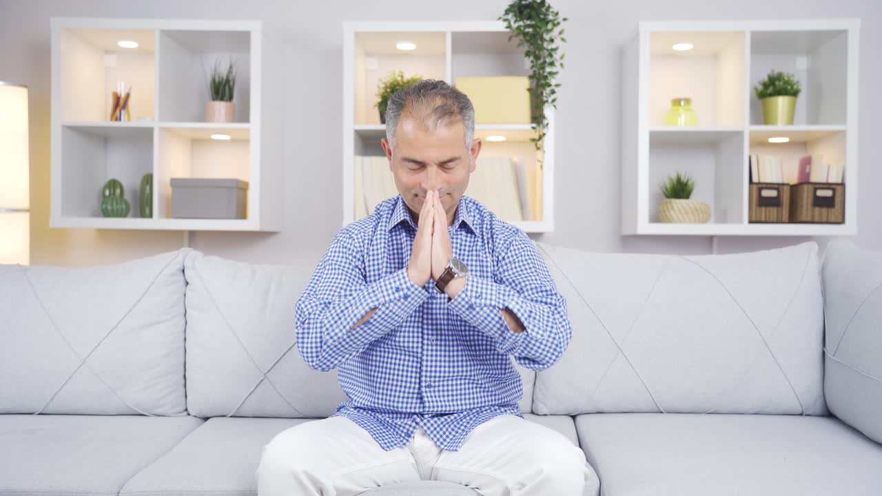 기도하는 기독교인.