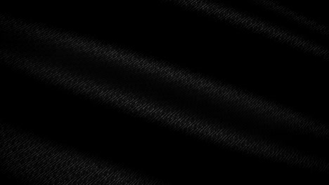 black flag waving textile textured background. seamless loop animation. full screen. slow motion. 4k video