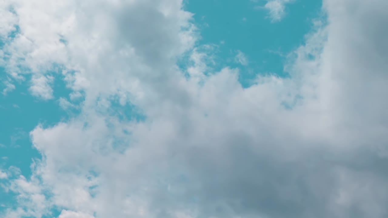 Clouds in the sky. Cloud motion shot