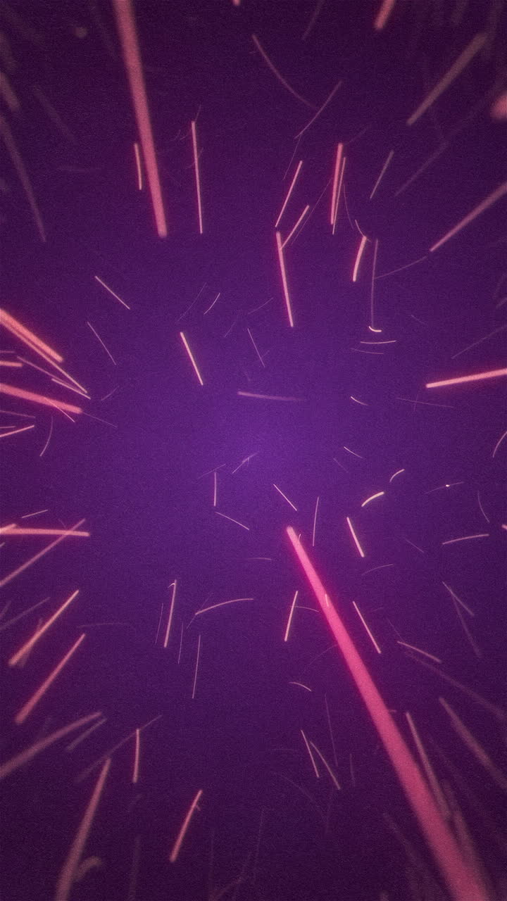 Neon Particle Burst Flow