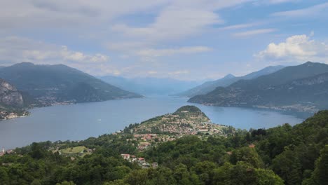 beautiful-areal-panorama-of-the-com-lake-in-the-middle-of-Italy-in-the-alps-while-sunset