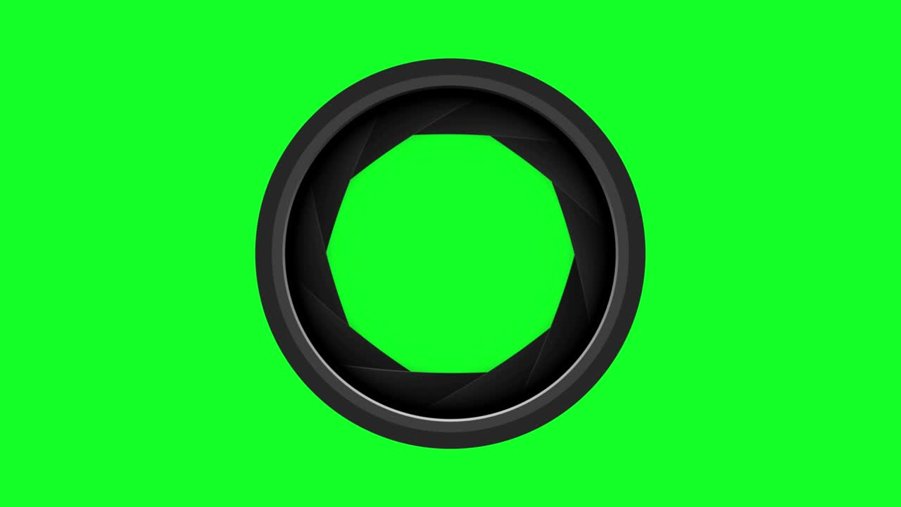 apertura de la cámara dslr. acercar y alejar