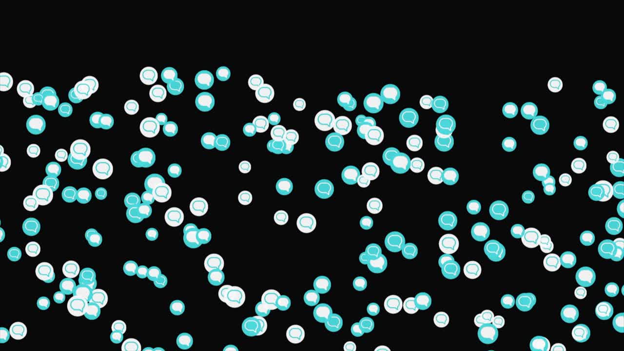 patrón de burbuja de habla abstracta