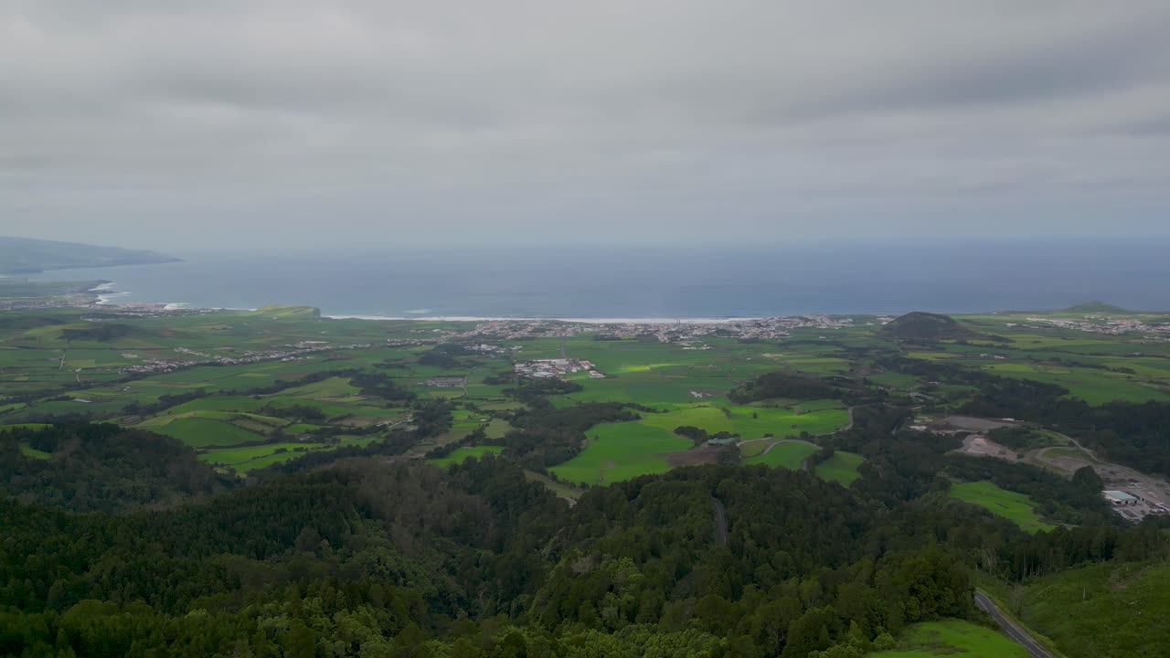 Great landscape at clouds sky in Portugal